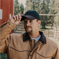 Outback Trading Black Oilskin Cotton Slugger Hat 1483-BLK