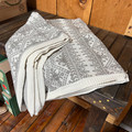Paseo Road Fair Isle Taupe Knit Throw Blanket TR5002-OS-TP