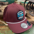 Hooey Maroon "Cheyenne" Trucker Hat 2544T-MA