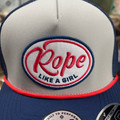 Hooey Grey "Rope Like A Girl" Trucker Hat 2491T-GYNV