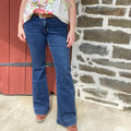 Rock & Roll Ladies Mid Rise Trouser Jean With Boot Stitch Pocket