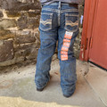 Rock & Roll Boy's Dark Vintage Embroidered V Bootcut Jean BB0BD06132