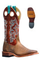 Boulet Women's Volgo Amber And Hillbilly Golden Square Toe Boot 4926