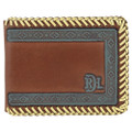 Red Dirt Hat Co. Turquoise Washed Edge Bifold Wallet
