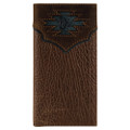 Red Dirt Hat Co. Teal Inlay Rodeo Wallet