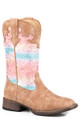 Roper Little Kid's Pastel Lace Glitter Boot 09-018-1903-2801 TA