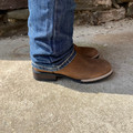Roper Big Kid's Tan Oiled Suede Monterey Square Toe Boot 09-119-0911-3313 TA