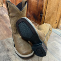 Roper Little Kid's Tan Oiled Suede Monterey Square Toe Boot 09-018-0911-3313 TA