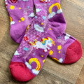 Lucky Chuck Lucky Unicorns Purple Performance Socks LC12-12161