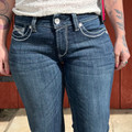 Ariat Women's Mid Rise Stretch Ivy Stackable Straight Leg Jean 10024300
