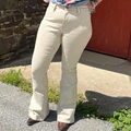 Rock & Roll Ladies Natural Button Flare Jeans BW6PD06328