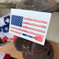 Hooey "Liberty Roper" Navy/Red/White Flag Sticker ST1008NVRD