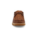 Twisted X Women's Cow Skull Leather Boat Shoe Driving Moc WXC0016