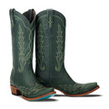 Lane Women's Lexington Snip Toe Boot in Emerald