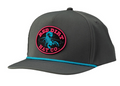 Red Dirt Hat Co Durango Grey, Pink & Blue Scorpion Hat