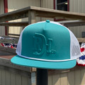 Red Dirt Hat Co Teal & White Brand Hat
