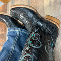 Tin Haul Women's Checkered Good & Bad Sole Boots