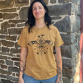 Hooey Ladies Mustard Thunderbird Tee HT1632MU