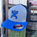 Hooey "Coach" Blue And Black Flexfit Hat 2013BLBK