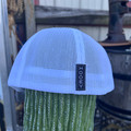 Hooey "Coach" Grey and White Flexfit Hat