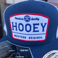 Hooey "Trip" Navy and White Patched Trucker Hat