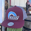 Hooey "Suds" Maroon and Grey Hat 2215T-MAGY