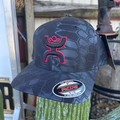 "Chris Kyle" Hooey Black Cap with Black / Red Hooey Logo CK020