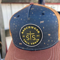 STS Ranch Willy Black Bull Pattern & Tan Hat STS25037