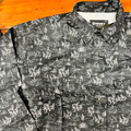 Hooey Men's Sol Black and Grey Comanche Pattern Long Sleeve Pearl Snap Shirt HT1863BKPR
