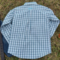 Ariat Boy's Khaki Plaid Pro Series Shelton Classic Fit Shirt 10058718