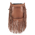 STS Ranch Indie Cowhide Brown Saddle Bag