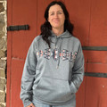 Hooey Ladies Legendary Blue Aztec Hoodie  HH1352BL