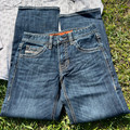 Rock & Roll Boy's Step Stitch Embroidered Bootcut Dark Vintage Jeans BB0BD07388