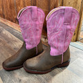 Roper Little Kid's Gretchen Pink Faux Leather Boot 09-018-0191-3692-PI