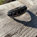 Chunky Black Stone Stretch Bracelet