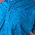 Ariat Men's Dark Teal Terrell Classic Fit Button Shirt 10065771