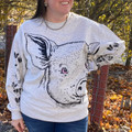 Big Pig Oatmeal Pullover Sweatshirt