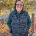 Roper Ladies Deep Jade and Black Aztec Soft Shell Vest