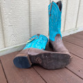 Roper Women's Turquoise Square Toe Lindsey Boot