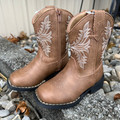 Toddler Roper Tan Faux Leather Boot 09-017-0191-3691-TA