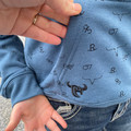 Cowboy Hardware Toddler Blue Branding Irons Fleece Hoodie