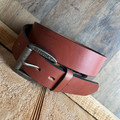Hooey Men's Tan Bomber Leather Belt