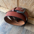 Hooey Men's Tan Bomber Leather Belt