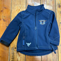 Cowboy Hardware Toddler Blue Flag and Skull Soft Shell Jacket