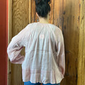 Pink Blush Crinkled Lurex Blouse