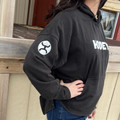 Hooey Women's Black Roomy Hoodie