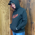 Hooey Women's Prairie Black and Orange Hoodie