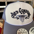 Hooey Bad Company Cream & Grey 6 Panel Trucker Hat BC004TCRGY