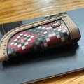 Hooey Takoda Hooey Beaded Aztec Embossed Leather Knife Sheath