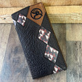 Hooey Tahonta Roughy Diamond Patchwork Rodeo Wallet